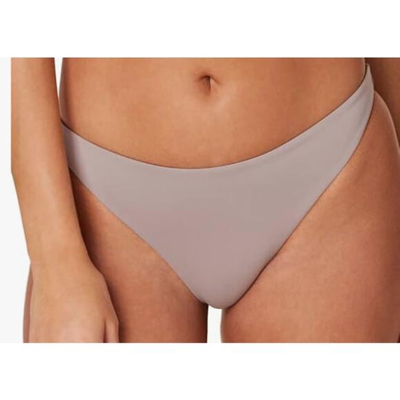 NWT Andie Women's The Cheeky Bikini Bottom Smooth Stone Size M - Picture 1 of 10